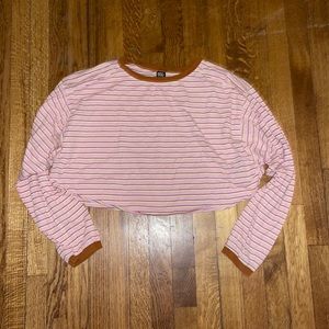 Cropped long sleeve tee